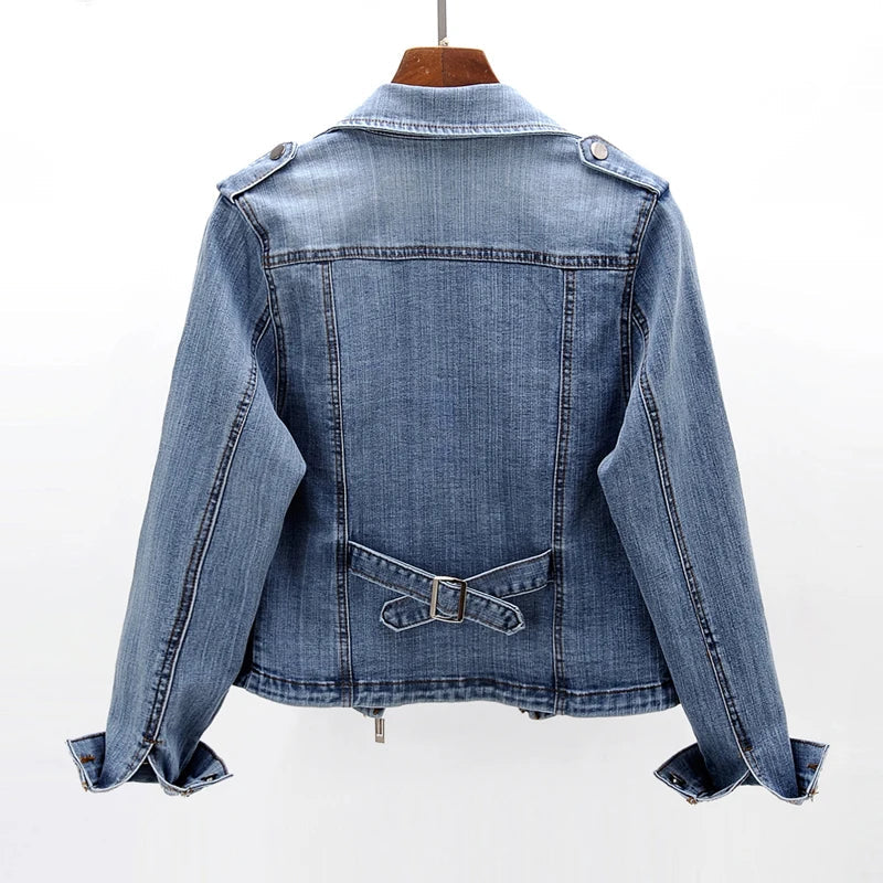 Freya Denim Zip-Jacke