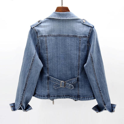 Freya Denim Zip-Jacke