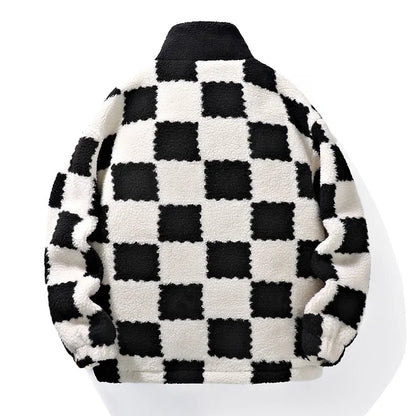 Hafford Karierte Fleecejacke
