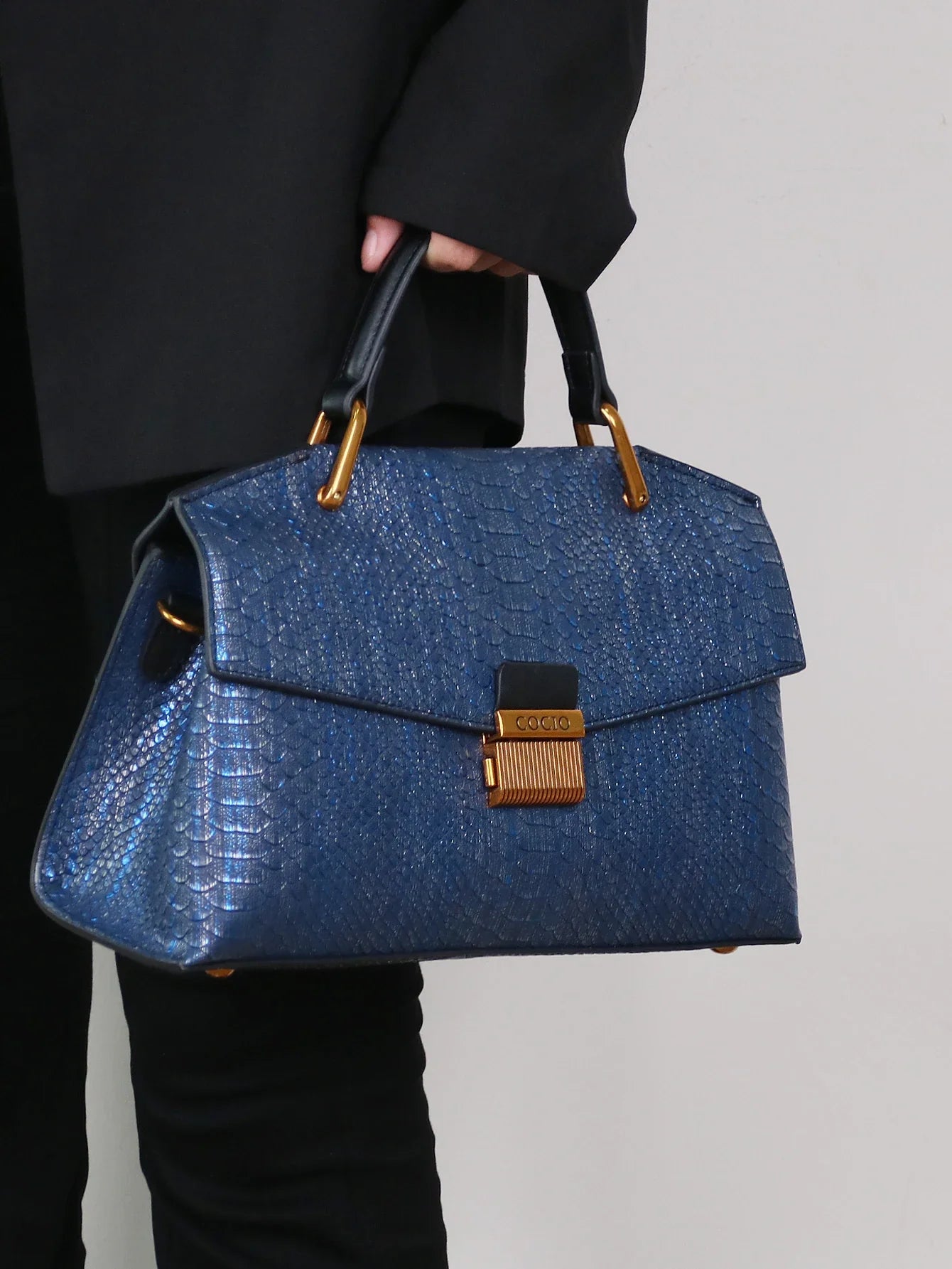 Prägung Schlangen-Muster Tasche