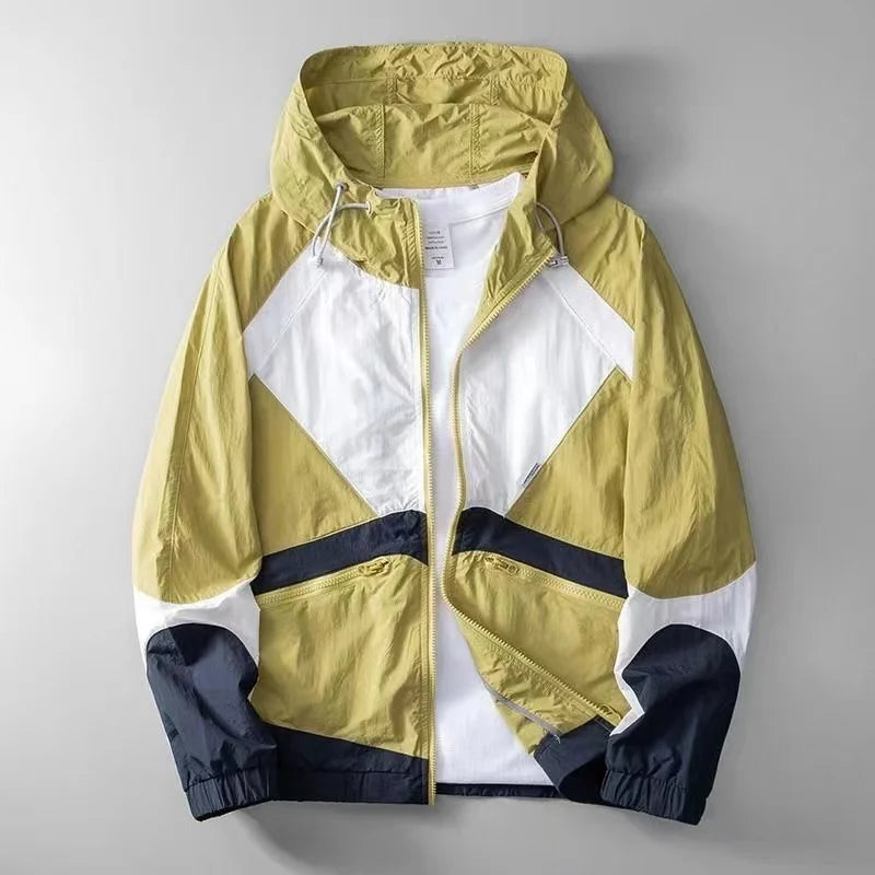 Neue Ära Colorblock-Jacke