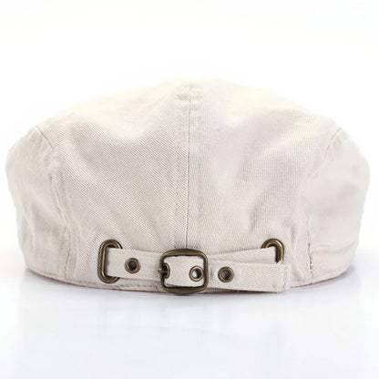 Bristol Klassischer Baret – Verstellbare Flache Mütze mit Künstlerischem Stil, Leicht und Bequem für Frühling und Sommer