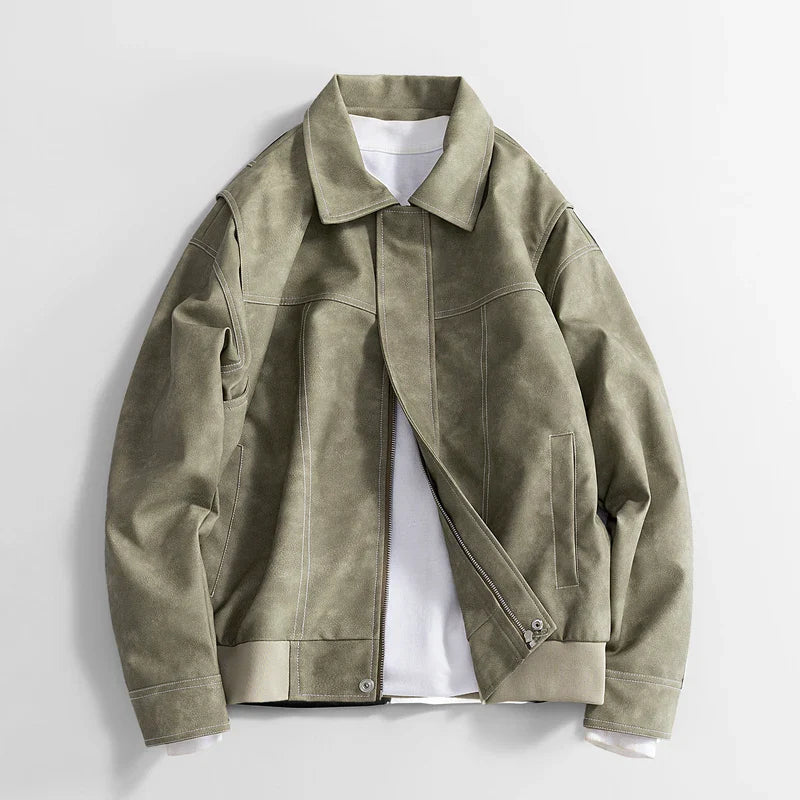 Hafford Klassische Lederjacke