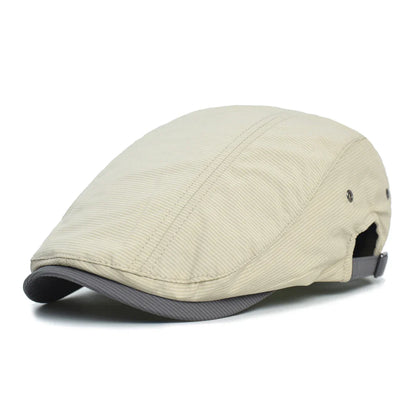 Tarraco Quick-Dry Newsboy Cap Beret – Atmungsaktive Frühlings-Sommer Flach-Ivy-Mütze Unisex