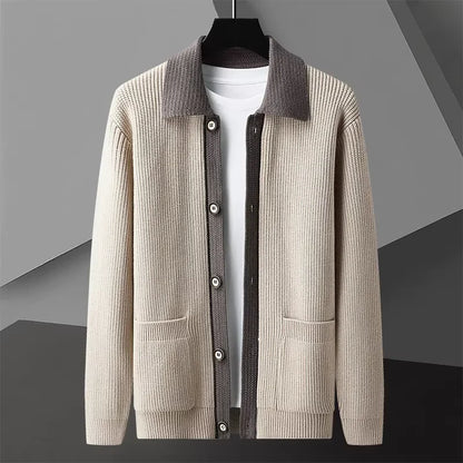 DORIAN ZWEIFARBIGER CARDIGAN