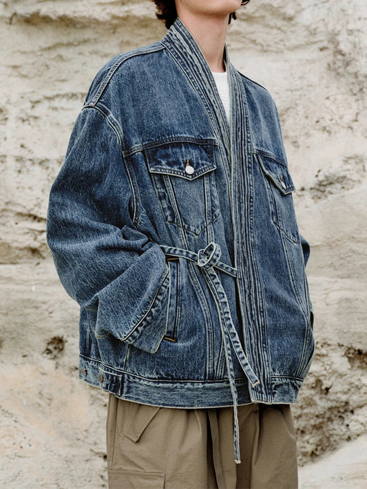 Thornell Gewaschene Jeansjacke