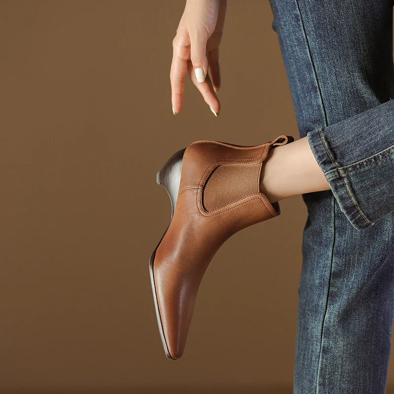 Laira Echtes Leder Stiefel
