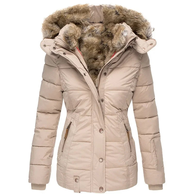 Mystique & Co™ Winterjacke mit Kapuze und Fell