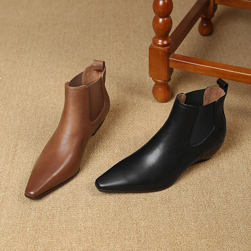 Laira Echtes Leder Stiefel