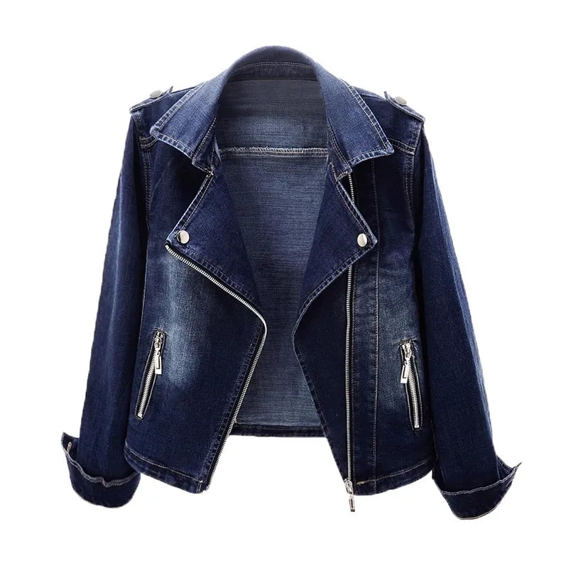 Freya Denim Zip-Jacke