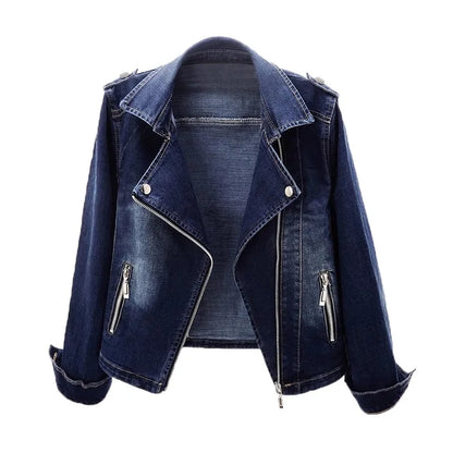 Freya Denim Zip-Jacke