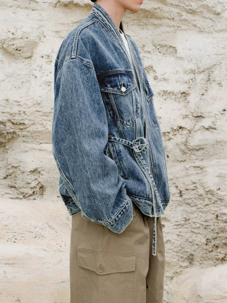 Thornell Gewaschene Jeansjacke