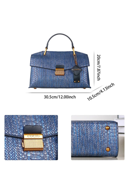 Prägung Schlangen-Muster Tasche