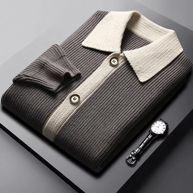 DORIAN ZWEIFARBIGER CARDIGAN