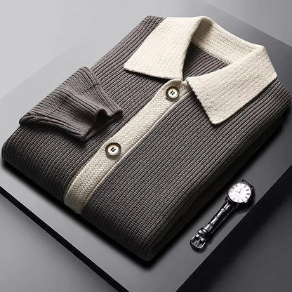 DORIAN ZWEIFARBIGER CARDIGAN