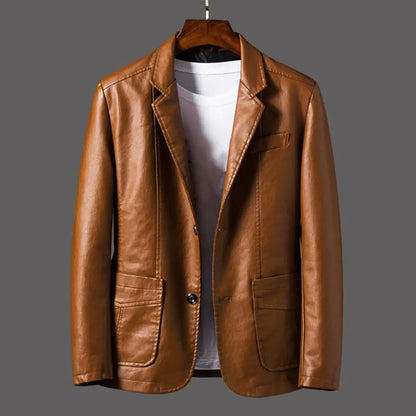 Davenport Vintage PU-Jacke
