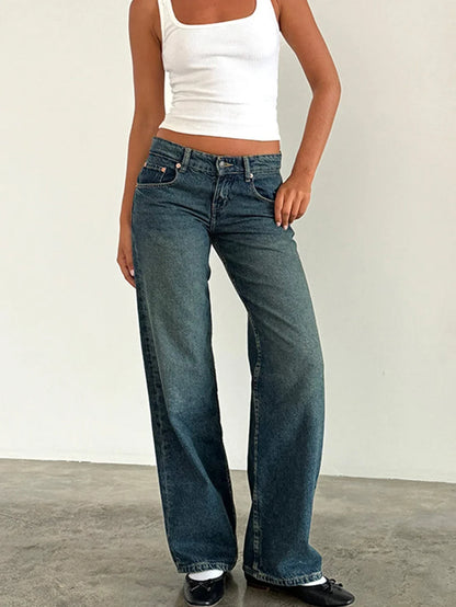 SYLVAINE™ – Vintage Lässige Baggy-Jeans