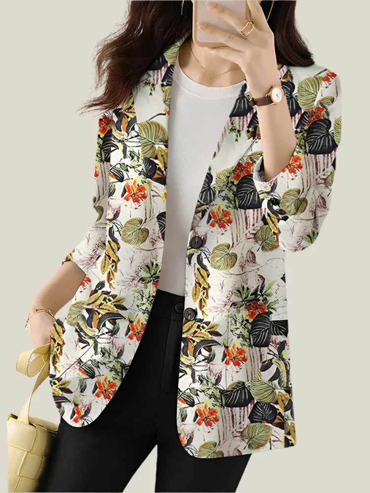 Zoe™ - Schicker Blazer mit Blumenmuster