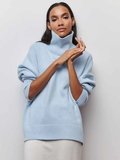 Monelle™ | Übergroßer Rollkragen Strickpullover