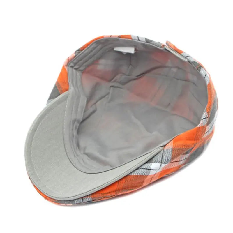 Ludlow Bedruckte Newsboy Cap – Polyester Schirmmütze mit Künstlerischem Druck, Maler-inspiriertes Design für Alle Jahreszeiten