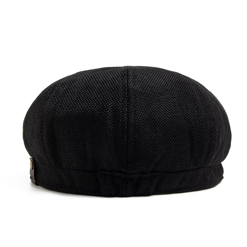 Brighton Leinen Newsboy Cap – Vintage-Stil Leichte Schirmmütze mit Sonnenblende, Lässiges Retro-Design für den täglichen Sommergebrauch