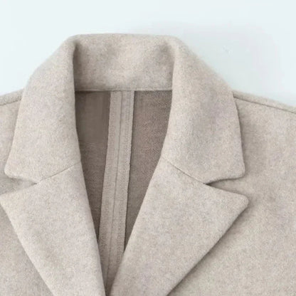 Velana Offener V-Linien Trenchcoat