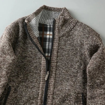 Waldarbeiter Zip-Pullover