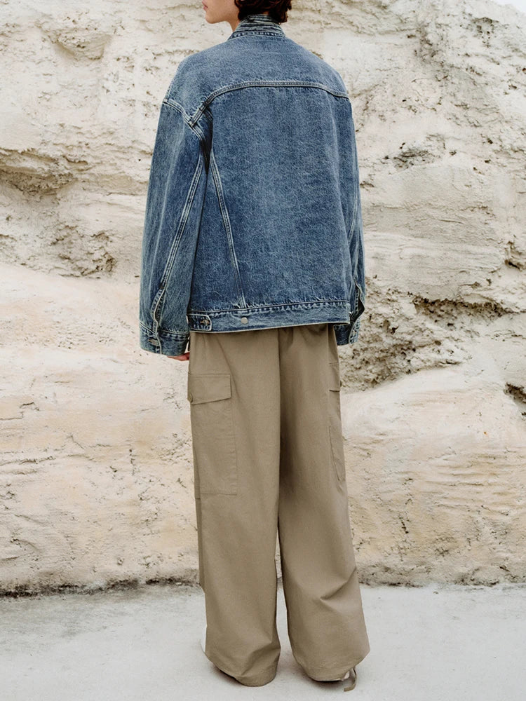 Thornell Gewaschene Jeansjacke