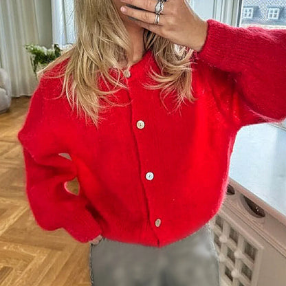 Lone | Weicher Strickcardigan aus Wolle