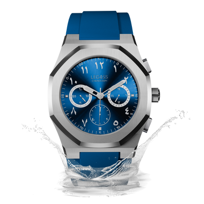 LEGOSS Uhr Blaue Edition Arabische Zahlen