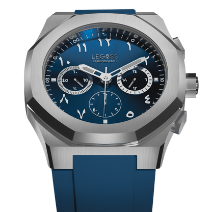 LEGOSS Uhr Blaue Edition Arabische Zahlen