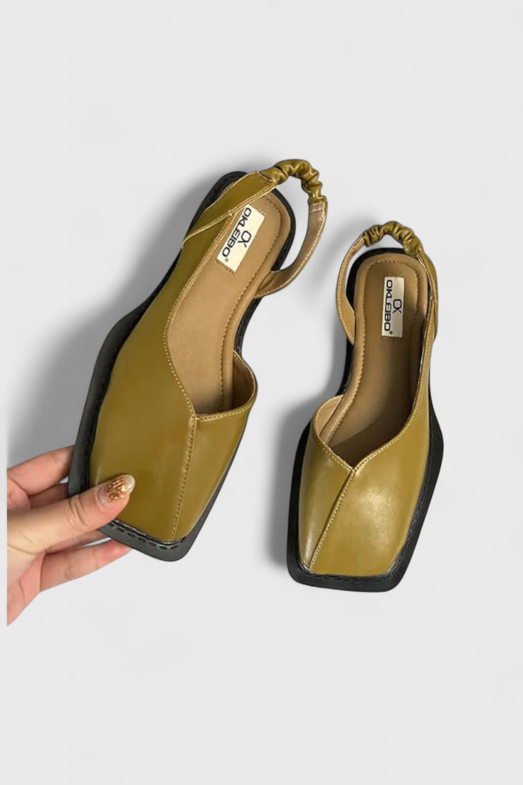 ELYRA™ | Gequiltete Quadrat-Zehen-Sneaker