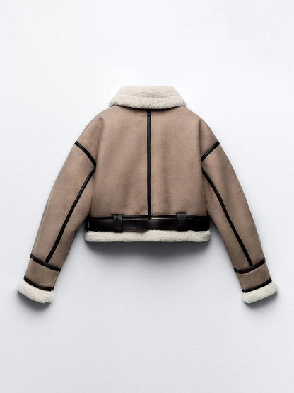 Gekürzter Sherpa-Mantel