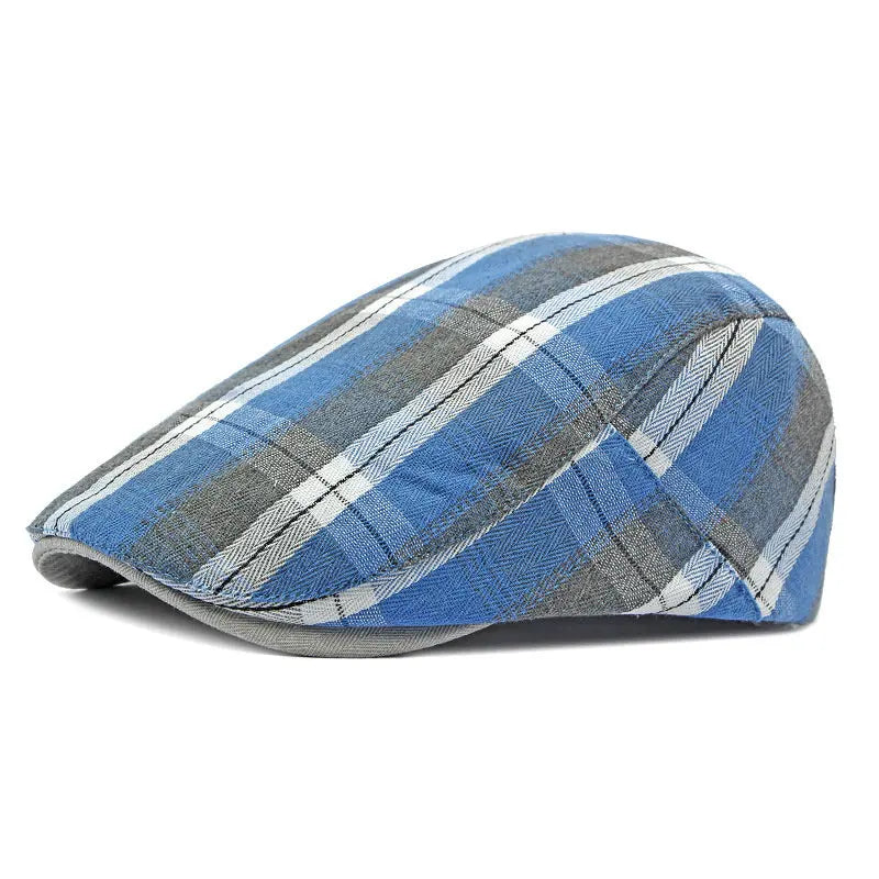 Ludlow Bedruckte Newsboy Cap – Polyester Schirmmütze mit Künstlerischem Druck, Maler-inspiriertes Design für Alle Jahreszeiten
