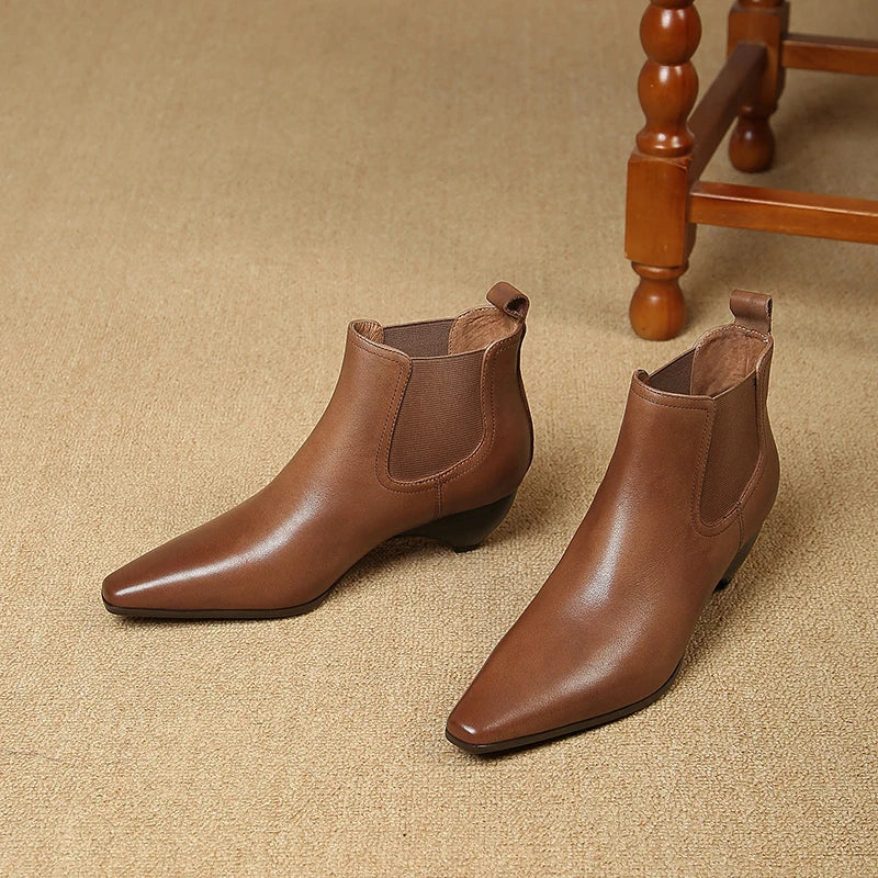 Laira Echtes Leder Stiefel