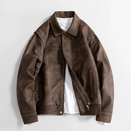 Hafford Klassische Lederjacke