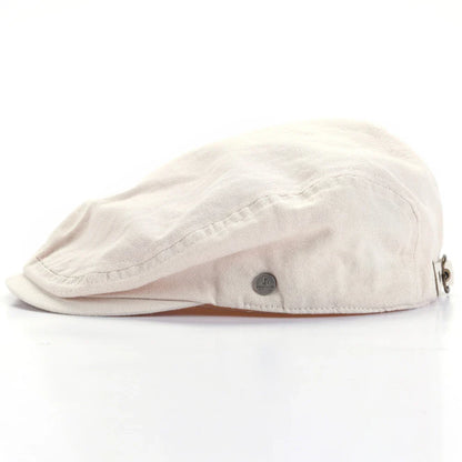 Bristol Klassischer Baret – Verstellbare Flache Mütze mit Künstlerischem Stil, Leicht und Bequem für Frühling und Sommer