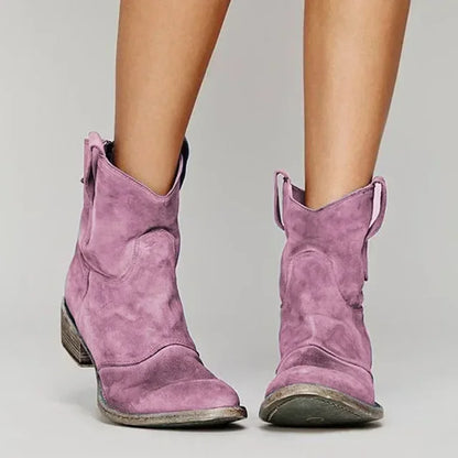 Kamelie | Stylische Cowboy-Stiefel