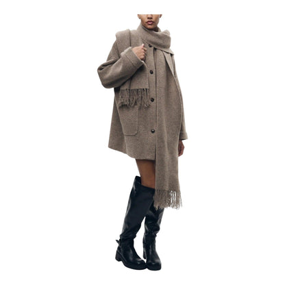 ELYRA™ | Cardigan with Scarf