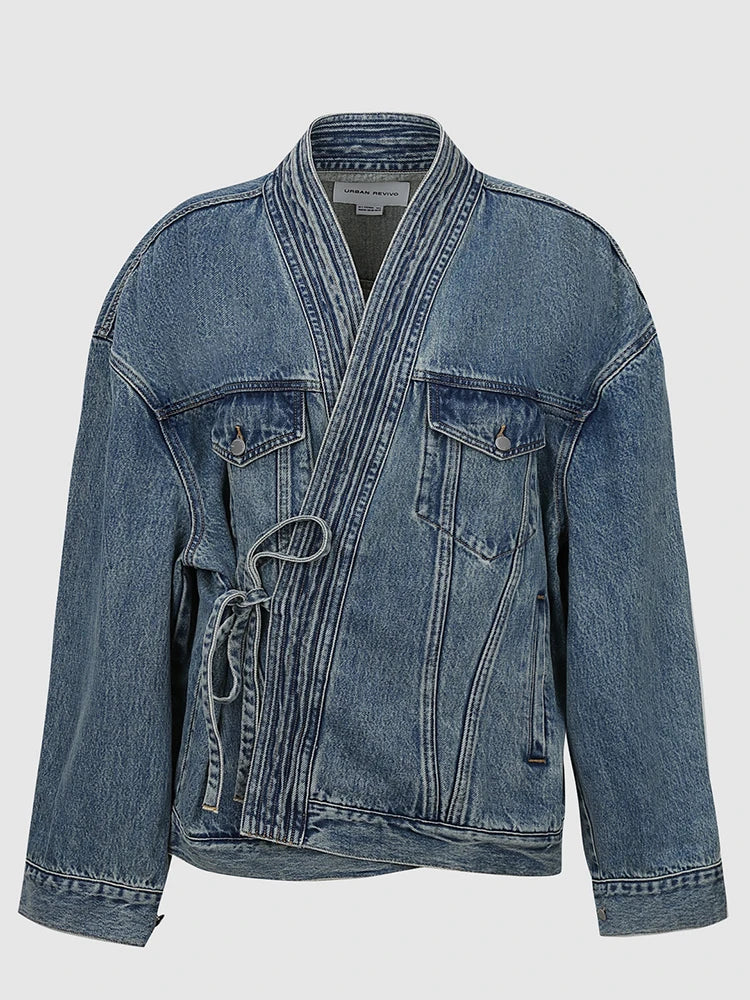 Thornell Gewaschene Jeansjacke