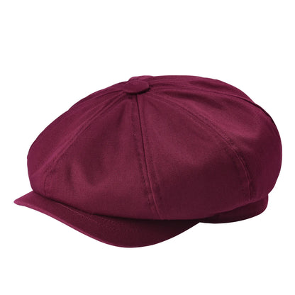 Sentinum Klassische Newsboy Cap – Große 8-Panel Baumwoll Gatsby Mütze für Männer