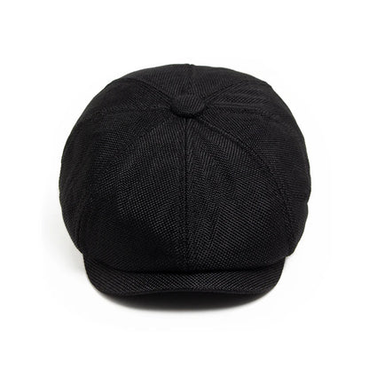 Brighton Leinen Newsboy Cap – Vintage-Stil Leichte Schirmmütze mit Sonnenblende, Lässiges Retro-Design für den täglichen Sommergebrauch