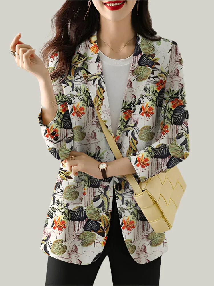 Zoe™ - Schicker Blazer mit Blumenmuster