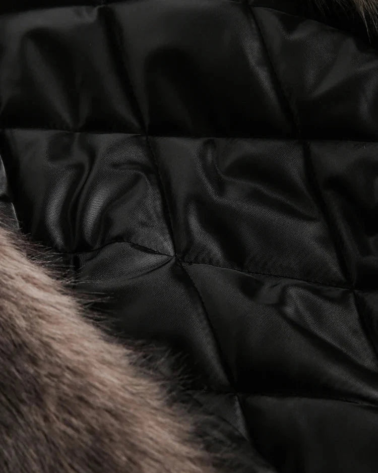Fleecegefütterte Camouflage-Jacke