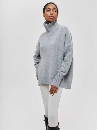 Monelle™ | Übergroßer Rollkragen Strickpullover