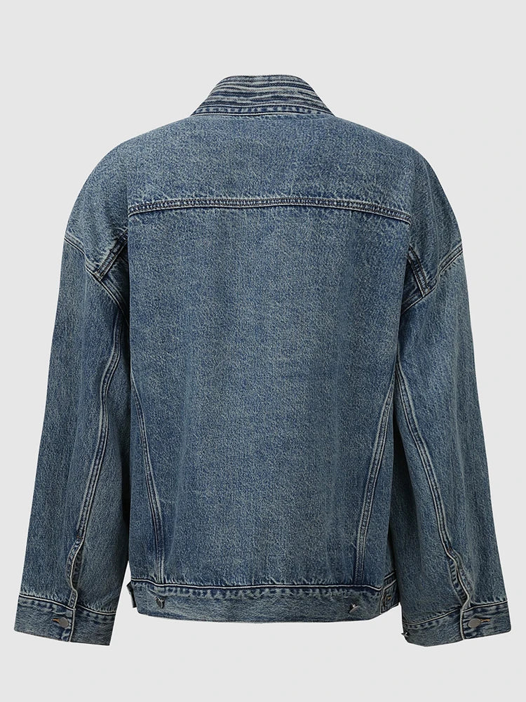 Thornell Gewaschene Jeansjacke