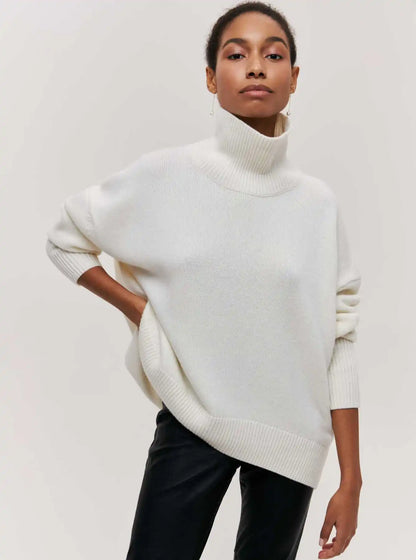 Monelle™ | Übergroßer Rollkragen Strickpullover