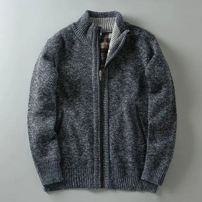 Waldarbeiter Zip-Pullover