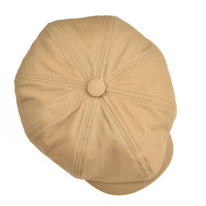 Sentinum Klassische Newsboy Cap – Große 8-Panel Baumwoll Gatsby Mütze für Männer