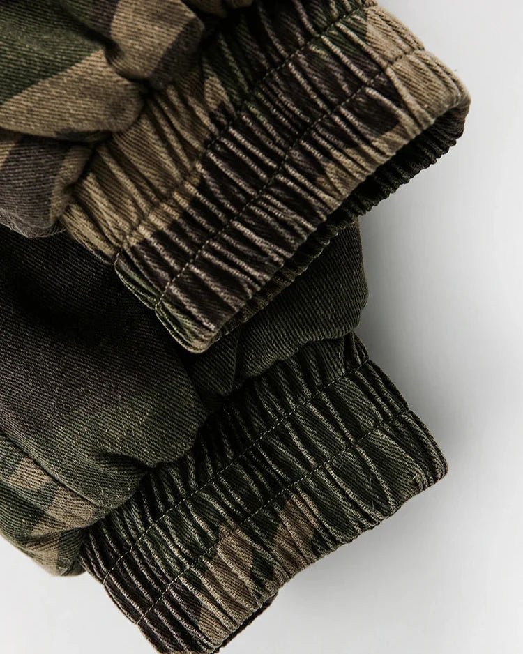 Fleecegefütterte Camouflage-Jacke
